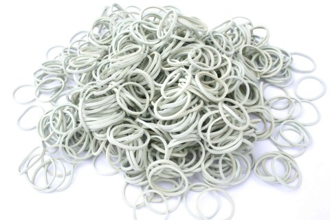 Gumki recepturki 1kg 30mm białe gurewe30x1.5x1.5 EMERSON