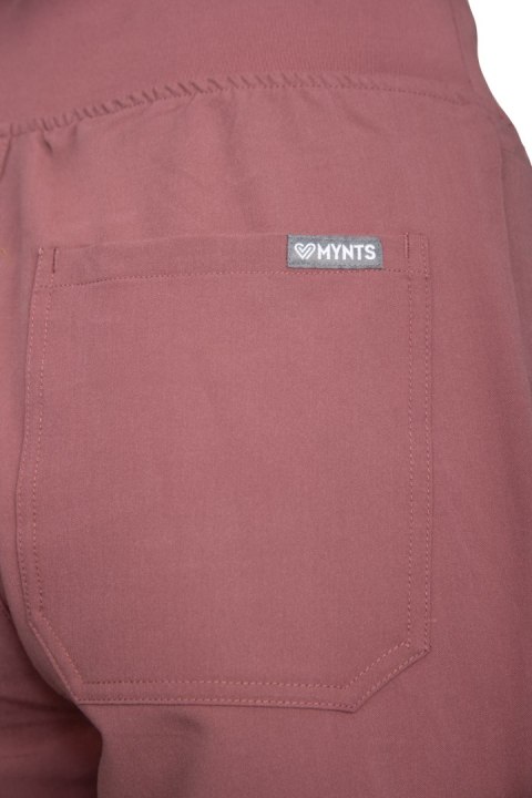MYNTS Straight Leg Pants Women WMP002 Terra Rose - Terra Rose S