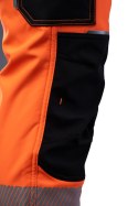 SEVEN KINGS FLASH SPODNIE SOFTSHELL OCIEPLANE SKF009(O) - Reflective orange (RO) L