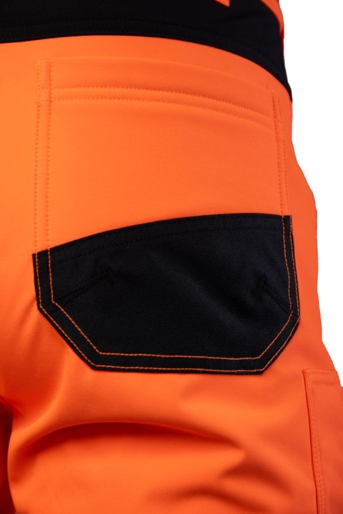 SEVEN KINGS FLASH SPODNIE SOFTSHELL OCIEPLANE SKF009(O) - Reflective orange (RO) M