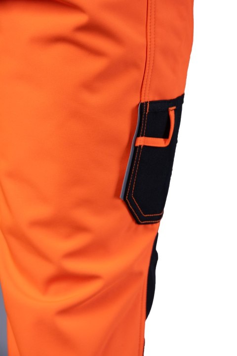 SEVEN KINGS FLASH SPODNIE SOFTSHELL OCIEPLANE SKF009(O) - Reflective orange (RO) S