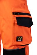 SEVEN KINGS FLASH SPODNIE SOFTSHELL OCIEPLANE SKF009(O) - Reflective orange (RO) S
