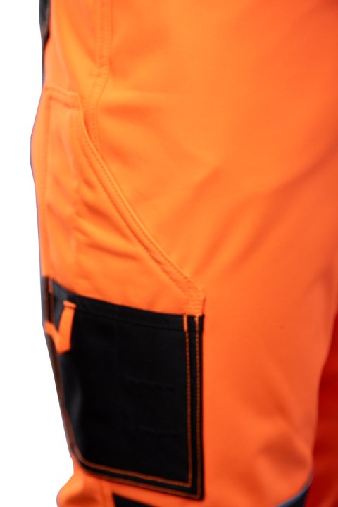 SEVEN KINGS FLASH SPODNIE SOFTSHELL OCIEPLANE SKF009(O) - Reflective orange (RO) S