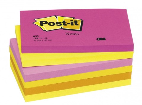 Karteczki samoprzylepne POST-IT, 76x127mm, 1x100 kart., kanarkowy żółty, 3134375014168
