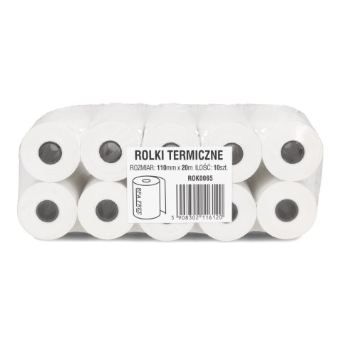Rolki termiczne DOTTS 110mm x 20m (10szt) BPA FREE