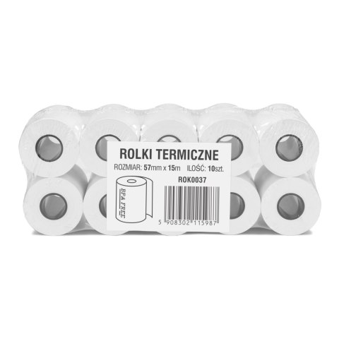Rolki termiczne DOTTS 57mm x 15m (10szt) BPA FREE