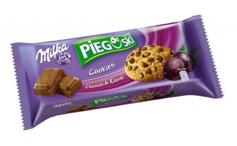 Ciastka MILKA Pieguski 135g Czekolada i rodzynki CHOCO COOKIE RAISINS Ciastka MILKA Pieguski 135g Czekolada i rodzynki CHOCO COOKIE RAISINS