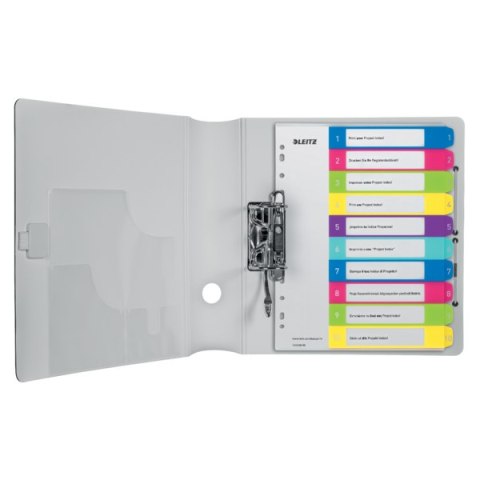 Przekładki plastikowe LEITZ WOW 1-10 12430000 do zadruku Przekładki plastikowe LEITZ WOW 1-10 12430000 do zadruku