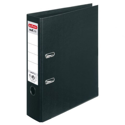 Segregator maX.file Protect Plus A4, 8 cm, czarny 300002676 HERLITZ