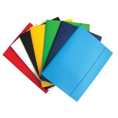Teczka z gumką DOTTS A4 lakierowana niebieska 390g (21234) Teczka z gumką DOTTS A4 lakierowana niebieska 390g (21234)