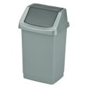 Kosz uchylny CLICK-IT 15L Curver 04043-877-65 szary/grafit