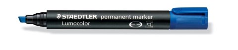 Marker Lumocolor, wodoodporny, ścięty, niebieski, Staedtler S 350-3 Marker Lumocolor, wodoodporny, ścięty, niebieski, Staedtler S 350-3