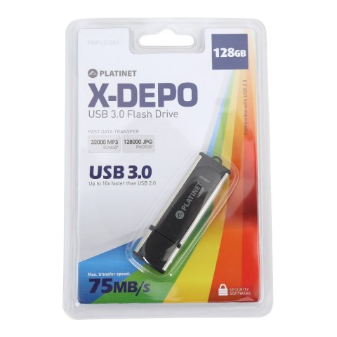 Pendrive USB 3.0 X-DEPO 128GB Platinet PMFU3128X Pendrive USB 3.0 X-DEPO 128GB Platinet PMFU3128X