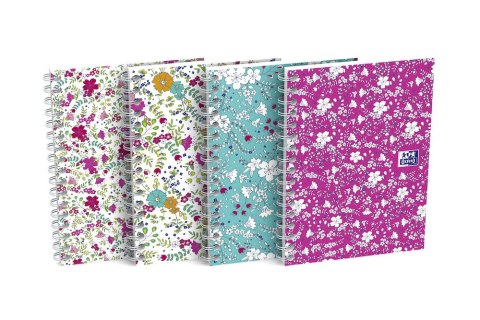 Kołonotatnik A6 50 kartek kratka Floral Oxford 400094826 Kołonotatnik A6 50 kartek kratka Floral Oxford 400094826