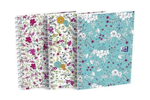 Kołonotatnik A6 50 kartek kratka Floral Oxford 400094826 Kołonotatnik A6 50 kartek kratka Floral Oxford 400094826
