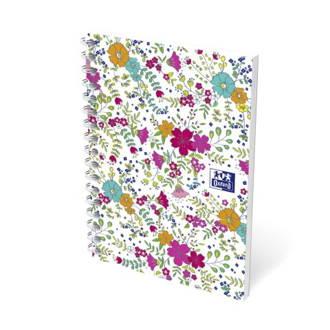 Kołonotatnik A6 50 kartek kratka Floral Oxford 400094826 Kołonotatnik A6 50 kartek kratka Floral Oxford 400094826