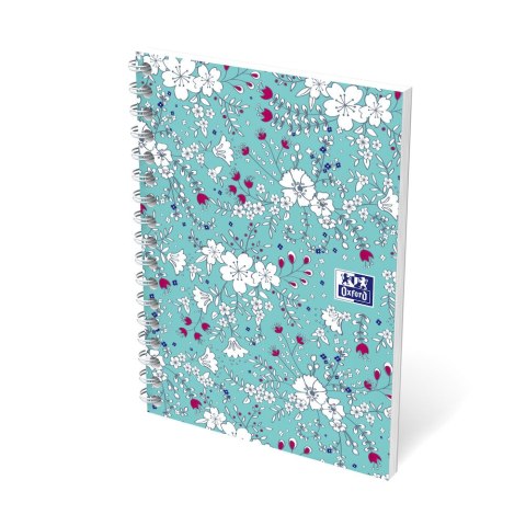 Kołonotatnik A6 50 kartek kratka Floral Oxford 400094826 Kołonotatnik A6 50 kartek kratka Floral Oxford 400094826