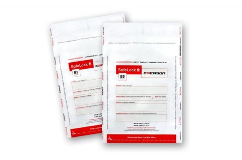 Koperty bezpieczne B4 białe 100szt. ikb250385Btk100 EMERSON Koperty bezpieczne B4 białe 100szt. ikb250385Btk100 EMERSON