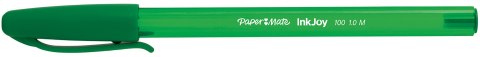 Długopis ze skuwką INKJOY 100 CAP M zielony PAPER MATE S0957150 Długopis ze skuwką INKJOY 100 CAP M zielony PAPER MATE S0957150