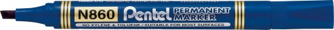 Marker permanentny N860 niebieski ścięta końcówka PENTEL Marker permanentny N860 niebieski ścięta końcówka PENTEL