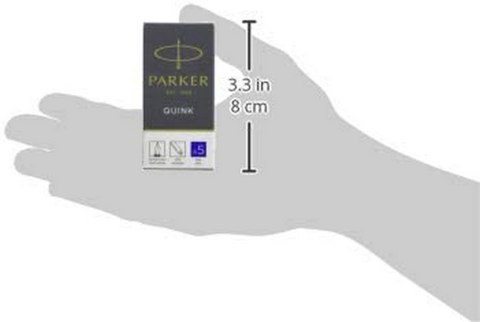 Naboje z Atramentem QUINK - STANDARD niebieski - 5 szt. w pudełku 1950384 PARKER Naboje z Atramentem QUINK - STANDARD niebieski - 5 szt. w pudełku 1950384 PARKER