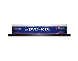 Płyta DVD+R VERBATIM DL CAKE (10) DoubleLayer 8.5GB x8 MattSil 43666