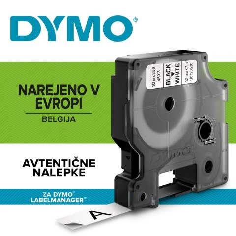 Taśma DYMO D1 - 12 mm x 7 m, czarny / biały S0720530 do drukarek etykiet Taśma DYMO D1 - 12 mm x 7 m, czarny / biały S0720530 do drukarek etykiet