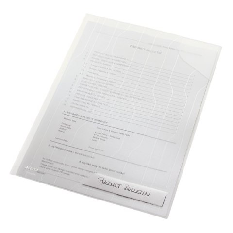 Folder LEITZ Combifile biały przezroczysty folia (5szt) 47260003