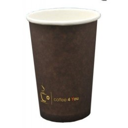 Kubek papierowy 100ml z nadrukiem COFFEE 4 YOU (100) 221.006