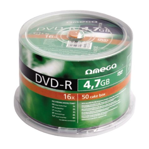 Płyta OMEGA DVD-R 4,7GB 16X CAKE (100) OMD16C100- -a Płyta OMEGA DVD-R 4,7GB 16X CAKE (100) OMD16C100- -a
