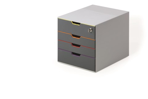 Pojemnik VARICOLOR z 4 szufladkami DURABLE 7606-27 Pojemnik VARICOLOR z 4 szufladkami DURABLE 7606-27