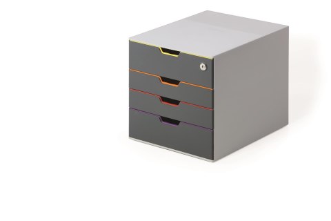 Pojemnik VARICOLOR z 4 szufladkami DURABLE 7606-27 Pojemnik VARICOLOR z 4 szufladkami DURABLE 7606-27