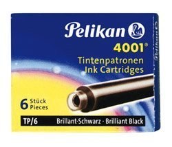 Naboje do piór, krótkie niebiesko-czarne 100435989 PELIKAN Naboje do piór, krótkie niebiesko-czarne 100435989 PELIKAN