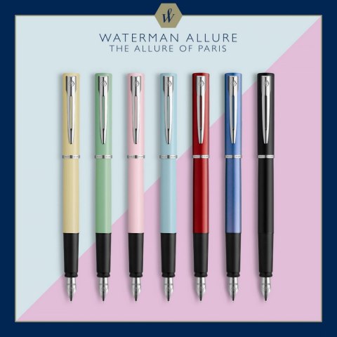 Pióro wieczne (F) ALLURE PASTEL NIEBIESKI WATERMAN 2105222 , giftbox Pióro wieczne (F) ALLURE PASTEL NIEBIESKI WATERMAN 2105222 , giftbox