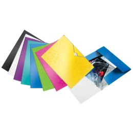 Teczka z gumką PP Leitz WOW, 15 mm, zielona 45990054
