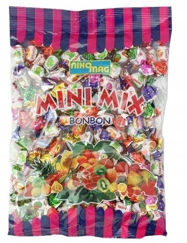 Cukierki MINI twarde owocowe 1kg KARWIT Cukierki MINI twarde owocowe 1kg KARWIT