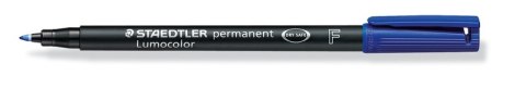 Foliopis Lumocolor, F, wodoodporny, niebieski, Staedtler S 318-3 Foliopis Lumocolor, F, wodoodporny, niebieski, Staedtler S 318-3