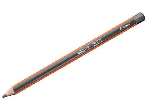 Ołówek z gumką BLACKPEPS JUMBO HB 854721 MAPED Ołówek z gumką BLACKPEPS JUMBO HB 854721 MAPED