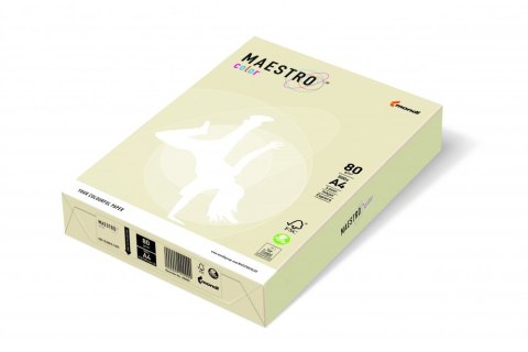 Papier xero MAESTRO COLOR A4 80g BE66 wanilia Papier xero MAESTRO COLOR A4 80g BE66 wanilia