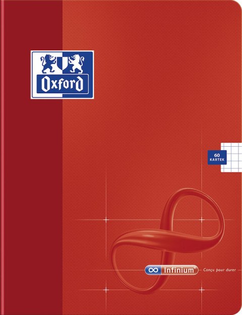 Zeszyt A5 60k, kratka z marginesem, OXFORD, INFINIUM 400026700 Zeszyt A5 60k, kratka z marginesem, OXFORD, INFINIUM 400026700