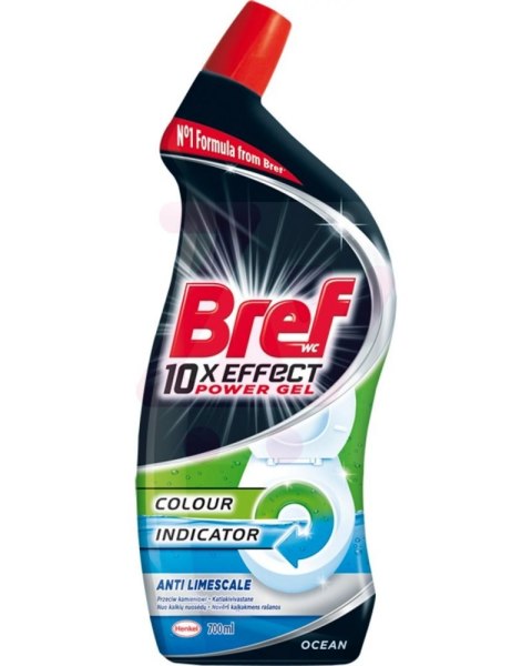 BREF Płyn żel do WC Execellence Colr Aktiv 700ml Citrus *310658 BREF Płyn żel do WC Execellence Colr Aktiv 700ml Citrus *310658