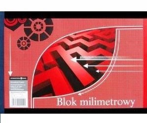 Blok milimetrowy A4 20 kartek GARWOLIN Blok milimetrowy A4 20 kartek GARWOLIN