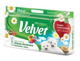 Papier toaletowy Velvet Ecoroll rumianek & aloes 8 rolek