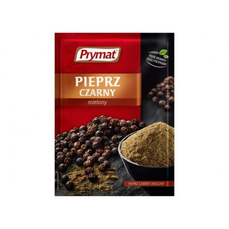 Pieprz czarny mielony PRYMAT 20g Pieprz czarny mielony PRYMAT 20g