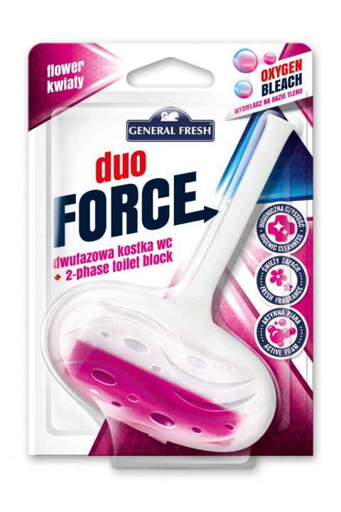 Kostka do WC DUO FORCE zawieszka 40g kwiat GENERAL FRESH Kostka do WC DUO FORCE zawieszka 40g kwiat GENERAL FRESH