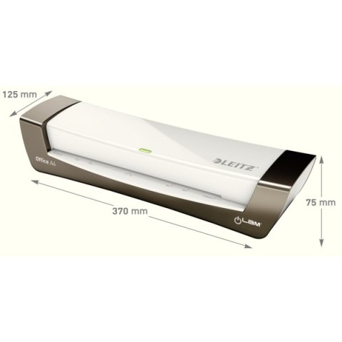 Laminator iLam OFFICE A4 230V srebrny 72510084 LEITZ Laminator iLam OFFICE A4 230V srebrny 72510084 LEITZ