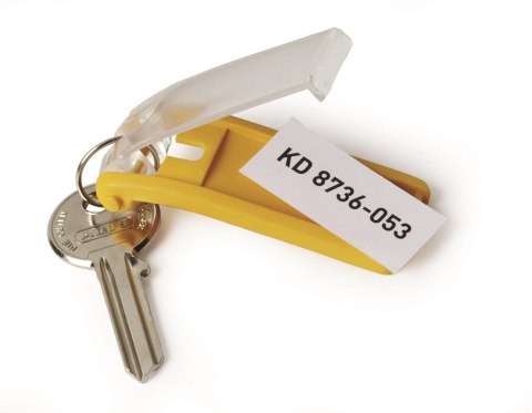 Zawieszki do kluczy KEY CLIP (6szt.) żółte DURABLE 1957-04 Zawieszki do kluczy KEY CLIP (6szt.) żółte DURABLE 1957-04
