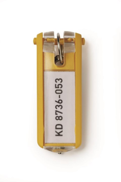 Zawieszki do kluczy KEY CLIP (6szt.) żółte DURABLE 1957-04 Zawieszki do kluczy KEY CLIP (6szt.) żółte DURABLE 1957-04