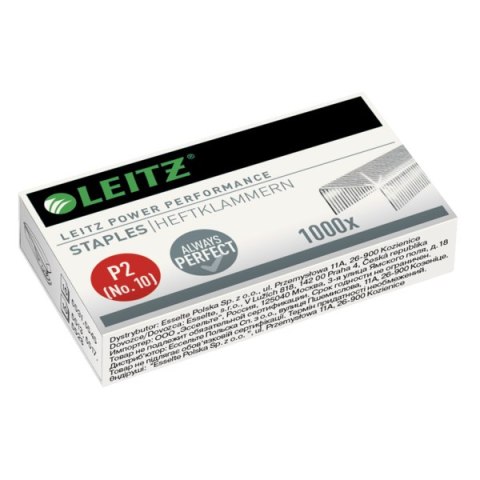 Zszywki Leitz galwanizowane, Nr. 10, 1000 szt., 55770000 Zszywki Leitz galwanizowane, Nr. 10, 1000 szt., 55770000