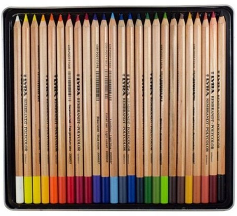 Kredki REMBRANDT 24-kolorowe POLYCOLOR 2600M24/200 1240 LYRA Kredki REMBRANDT 24-kolorowe POLYCOLOR 2600M24/200 1240 LYRA